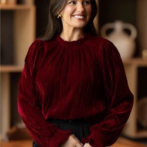 Quinn Top | Velvet Cranberry